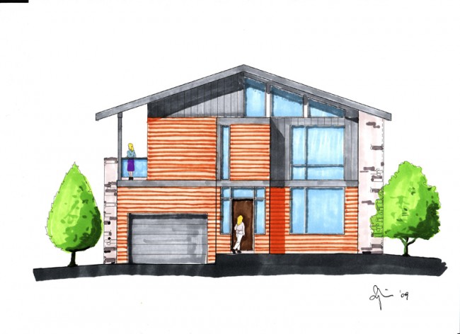 Front elevation Concept